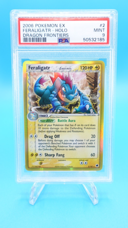 Feraligatr 2006 Pokemon EX Dragon Frontiers Holo #2 PSA 9 - Image 1