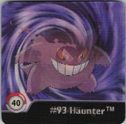 Pokemon 1999 Action Flipz Series 1 Gastly Gengar Haunter #40 LP - Image 1