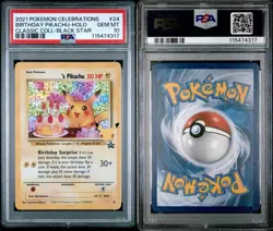 Pokemon Celebrations Birthday Pikachu 24 Classic Holo PSA 10 GEM MINT - Image 3