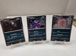 Pokemon TCG Darkrai Triple Whammy Collection Tin Promo Cosmos Holo Cards - All 3 - Image 1