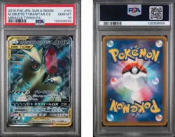Pokemon Japanese Miracle Twins Mega Sableye Tyranitar GX 101/094 Full Art PSA 10 - Image 3
