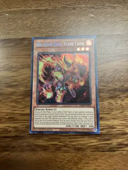 Red Lotus King, Flame Crime Secret Rare 1st Edition BLTR-EN028 Yugioh - Image 1
