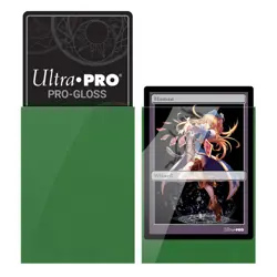 60 Ultra Pro Gloss Green Deck Protector Small Gaming Card Sleeves Yugioh tcg ccg - Image 3