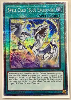 Yugioh! 1x Spell Card "Soul Exchange" MP25-EN007 Starlight Rare 1st Ed NM - Image 1