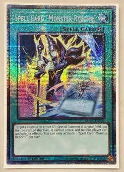 Yugioh! 1x Spell Card "Monster Reborn" MP25-EN006 Starlight Rare 1st Ed NM - Image 1