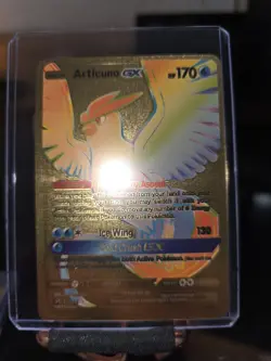 Articuno GX Fan Art Gold 171/168 Cold Crush Gx Pokemon Card - Image 4