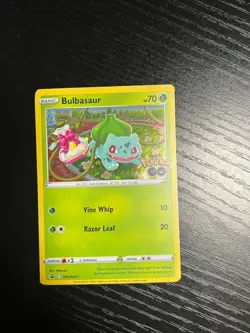 Bulbasaur SWSH231 Pokemon Go Black Star Promo Holo NM Pokemon Card - Image 1