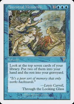 Ancestral Memories - Seventh Edition | MTG Card - Image 1