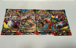 Pokemon Mega Evolution Single Booster Pack Lot of 4 New Sealed Cover Art Varies - Image 1