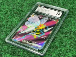 2026 Pokemon Japanese Ninja spinner 96/083 Beedrill ex Super Rare 🐝 holo CGC 10 - Image 3