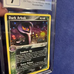Pokemon Dark Arbok 29/109 Team Rocket Returns Reverse Holo Stamped CGC 7 - Image 2