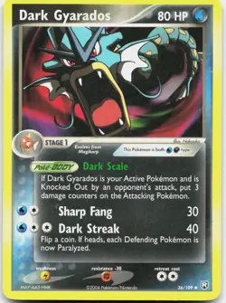 Dark Gyarados 36/109 Uncommon Team Rocket Returns Pokemon Lightly Played - Image 1