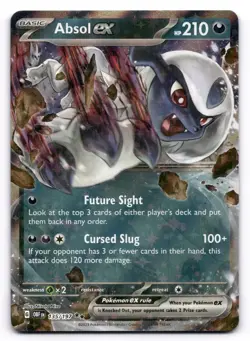 Absol ex NM 135/197 Holo Obsidian Flames Pokemon Double Rare - Image 1