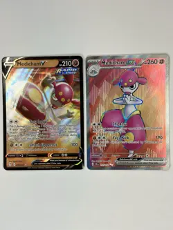 Medicham ex V Stellar Crown 161/142 Evolving Skies 083/203 Pokemon TCG Holo - Image 1