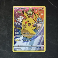 The Pokemon Company Pokemon TCG Pikachu SWSH020 SWSH Promo Holo Basic 70 HP - Image 1