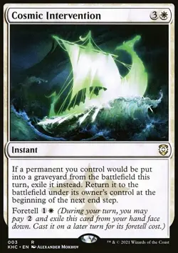 Cosmic Intervention - Kaldheim Commander | MTG Card - Image 3