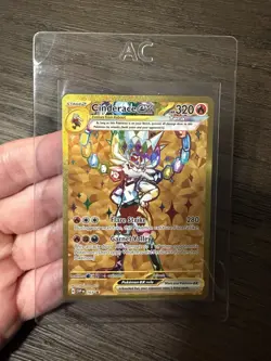 CINDERACE EX 163 HOLO PROMO SCARLET & VIOLET PROMO POKEMON NEAR MINT - Image 1