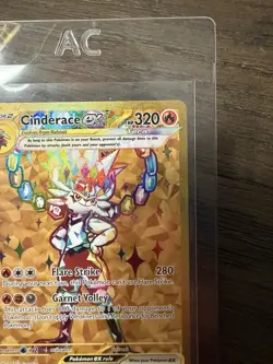 CINDERACE EX 163 HOLO PROMO SCARLET & VIOLET PROMO POKEMON NEAR MINT - Image 3