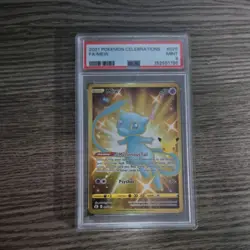 84622901 Mew 2021 Pokemon Sword & Shield Celebrations #025 PSA 9 - Image 1
