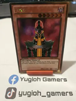 Yu-Gi-Oh Jinzo PGLD 1st Edition Gold Rare Light Played - Image 1