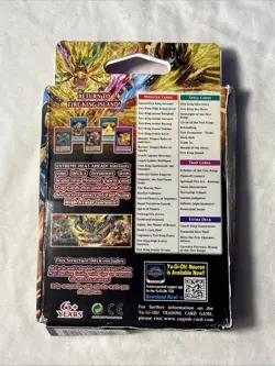 YUGIOH 1ST ED FIRE KINGS STRUCTURE DECK FACTORY SEALED NEW - Image 2