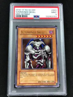 Yugioh 2010 Summoned Skull MRD-003 PSA 9 Ultra Rare - Image 1