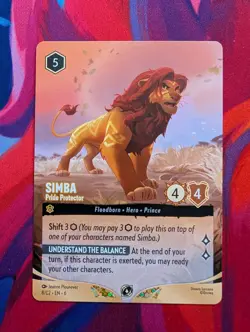 Simba Pride Protector 8/C2 Non Foil DLC Promo Disney Lorcana - Image 1
