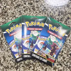 Pokemon Walmart Exclusive Pokemon TCG Umbreon VMAX 3 Packs 20 Cards Foil Eng - Image 1