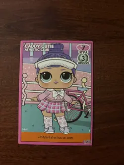 LOL Surprise! Dance Off #1-011 Caddy Cutie Athletic Club Popular Card - Image 1