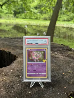 2021 Pokemon Celebrations Mew 011/025 PSA 9 Holo Anniversary Promo Card - Image 2