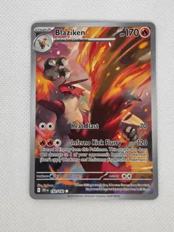 Blaziken 192/182 Illustration Rare Pokemon Card - SV Destined Rivals Set - NM - Image 1
