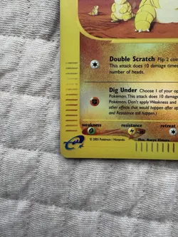 Pokemon TCG Sandshrew Card 92/144 Skyridge E-Reader Reverse Holo LP/NM - Image 2