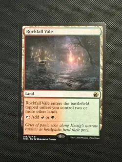Rockfall Vale Innistrad: Midnight Hunt Regular MTG - Image 1