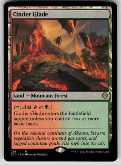 Cinder Glade Normal R Starter Commander Decks 295 NM - Image 1