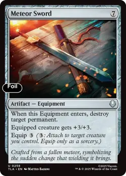 Meteor Sword Foil 258 Avatar: The Last Airbender NM EN - Image 1