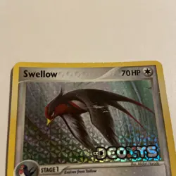 Pokemon TCG: Swellow 49/107 (2005) EX Deoxys • Reverse Holo Stamped Card LP - Image 2