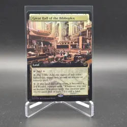 Great Hall of the Biblioplex - Secrets of Strixhaven - Extended Art - Foil - MT/ - Image 1