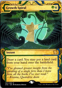 Growth Spiral (Foil Etched) 61 Strixhaven: Mystical Archives MTG NM/M - Image 1