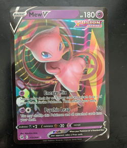 Pokemon Card • Mew V Fusion Strike 113/264 Ultra Rare - Image 1