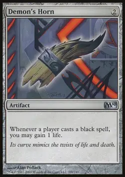 Demon's Horn - Magic 2010 | MTG Card - Image 3
