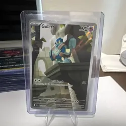 Pokemon TCG Golett Sv: Black Bolt IR Full Art Holo 90 HP 122/086 EN - Image 1