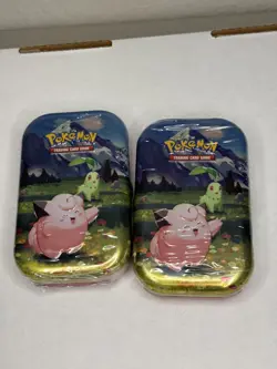 2 Pokemon Mini Tins Mega Evolution Ascended Heroes Booster Tin 4 packs sealed - Image 1