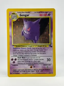 Pokemon TCG – Gengar 5/62 Fossil Holo LP - Image 4