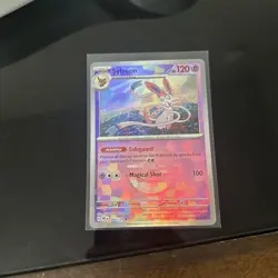 Sylveon (Poke Ball Pattern) 040/131 Holo Prismatic Evolutions Pokemon Holo NM - Image 1
