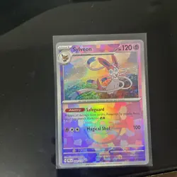 Sylveon (Poke Ball Pattern) 040/131 Holo Prismatic Evolutions Pokemon Holo NM - Image 2