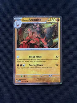 Hisuian Arcanine - Cosmo Holo - Pokemon TCG: Surging Sparks Blister Exclusive NM - Image 1
