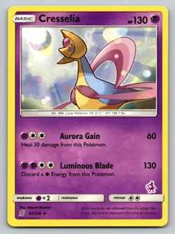 Cresselia - 87/236 (Mewtwo Stamped) 087/236 Promo Battle Academy Pokemon NM - Image 1