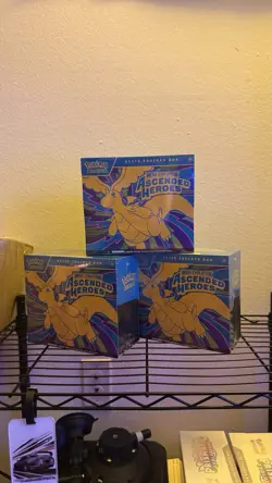 Mega Evolution Ascended Heroes Elite Trainer Box X3 Pokemon TCG Sealed - Image 1