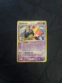 2006 Pokemon EX Dragon Frontiers Typhlosion Holo #12/101 HP/MP - Image 1