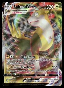 Boltund VMAX 104/264 Holo VMAX Rare Fusion Strike Pokemon LP - Image 1